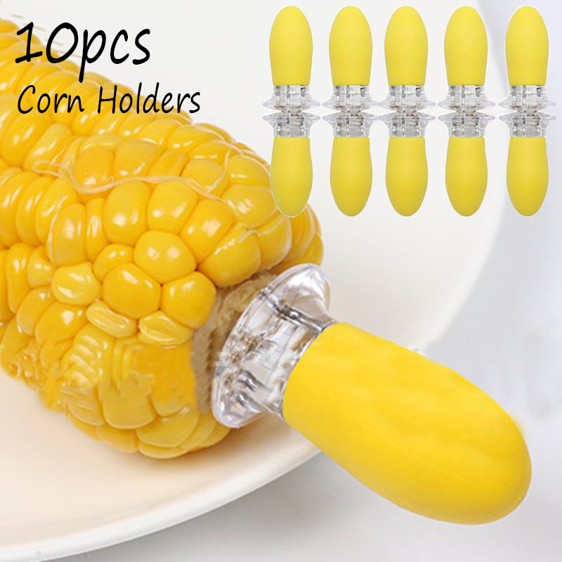 Corn Dog Stick - 10PCS Dapat Didaur Ulang Jagung Stainless