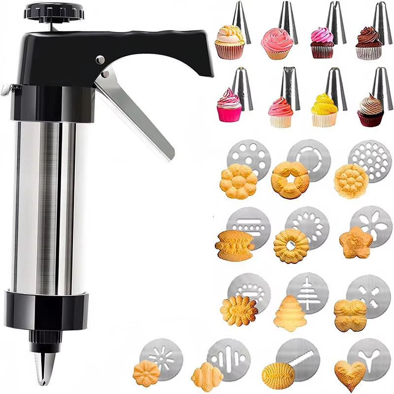 Churros Maker Gun - 13 buah/set Manual DIY cetakan kue