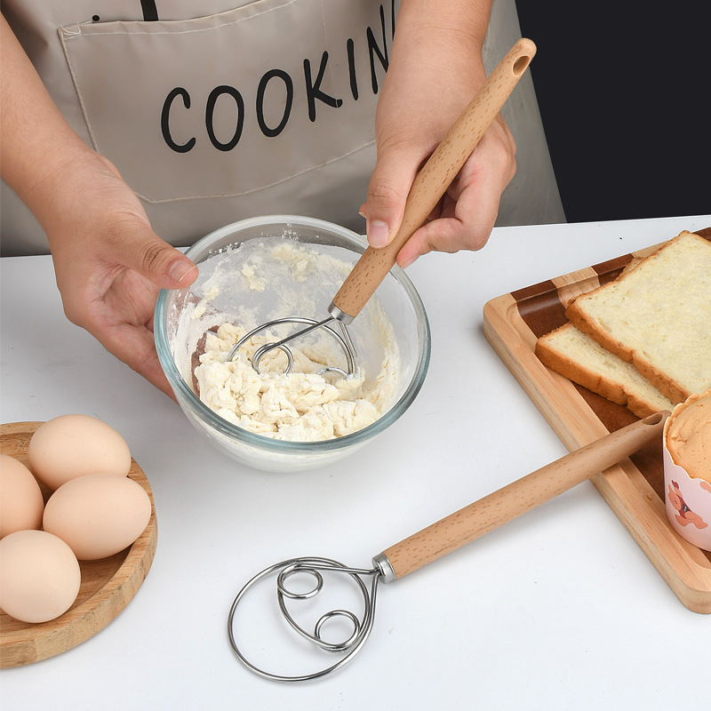 Danish Pancake Pan - Baru # Pengaduk Adonan Tangan Baja