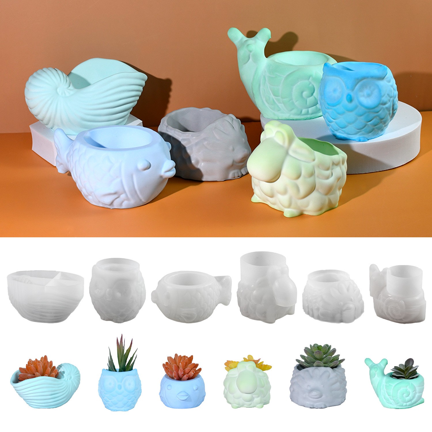 Cetakan Silikon Pot Bunga Hewa - Potsticker Mold ulasan dan harga