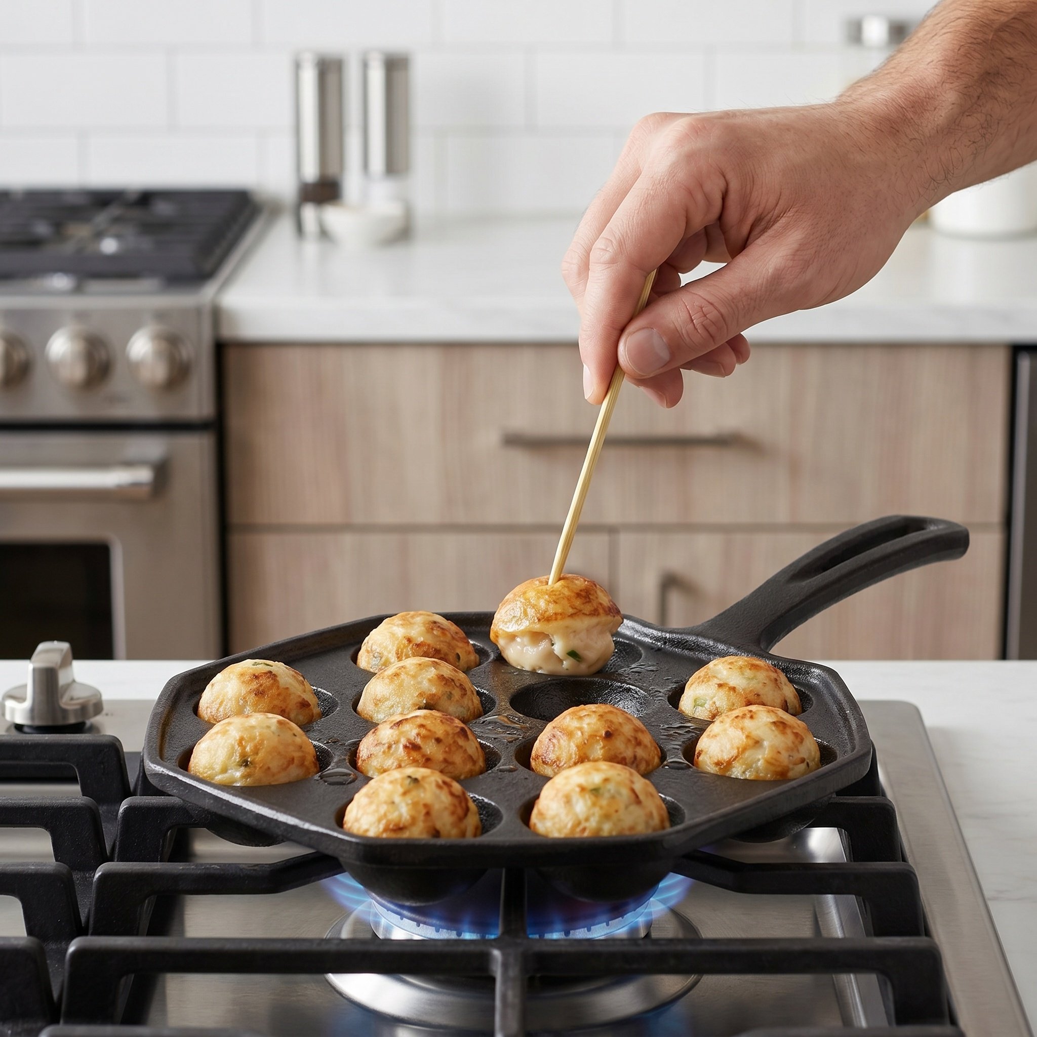 12 Cetakan Takoyaki, Wajan Bes - Takoyaki Grill Plate ulasan dan harga