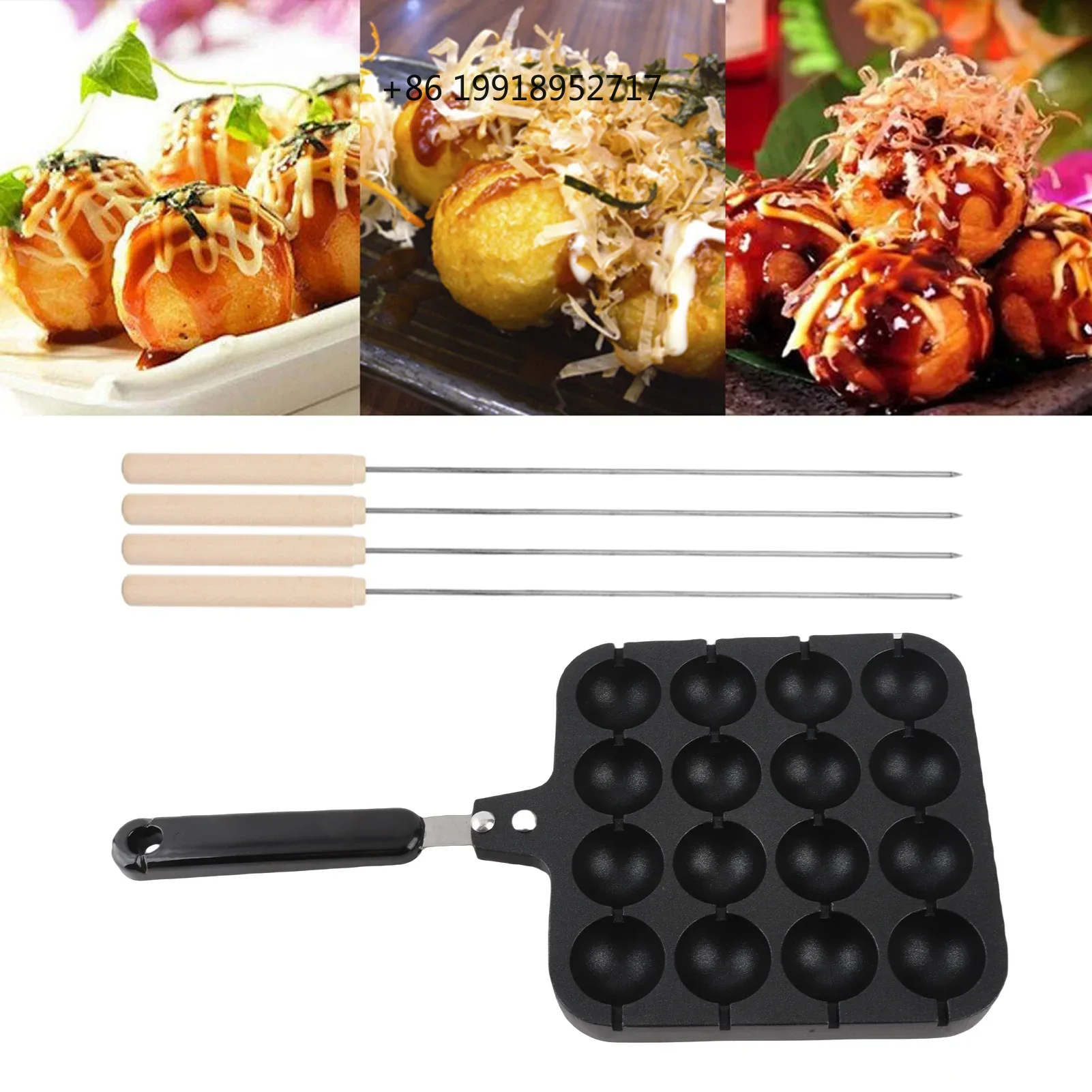 Wajan Panggang Takoyaki Anti L - Takoyaki Grill Plate ulasan dan harga