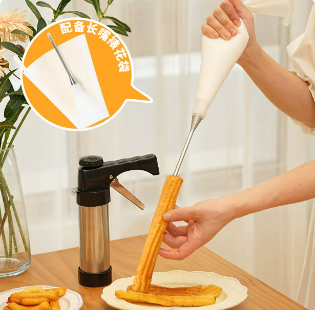 Alat Pembuat Churro dari Baja  - Churros Maker Gun ulasan dan harga