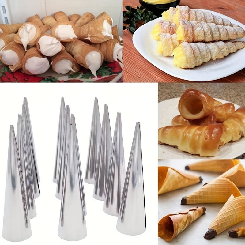 6 Buah, Cetakan Tanduk Krim Ba - Danish Pancake Pan ulasan dan harga
